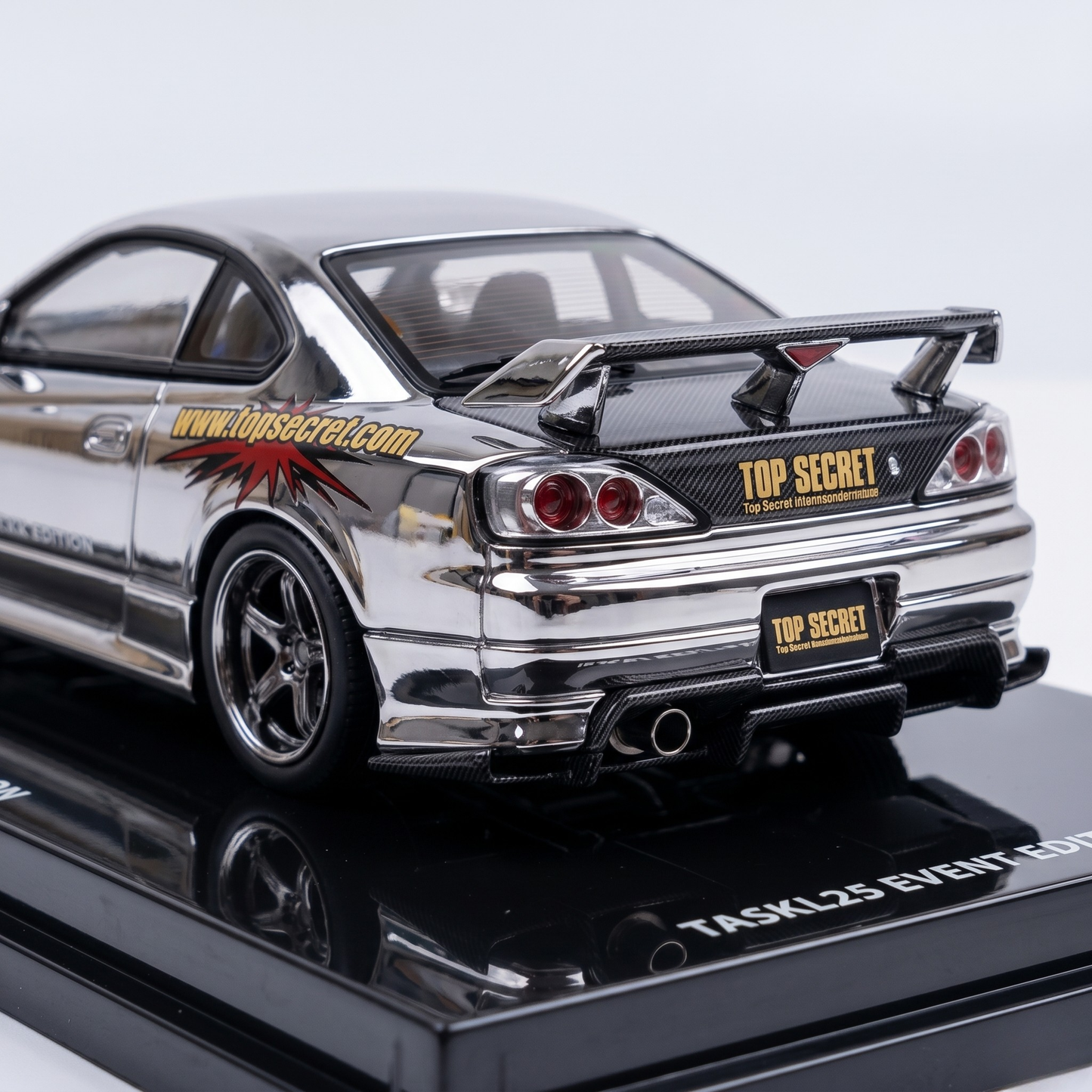 SYLVIA S15 TOP SECRET TASKL 25 EVENT EDITION CHROME SILVER