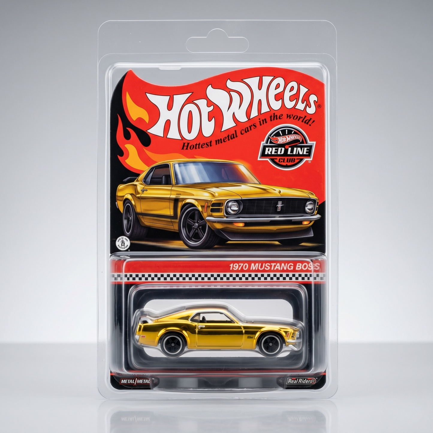 Hot Wheels RLC 1970 Mustang BOSS 302 Metallic GOLD