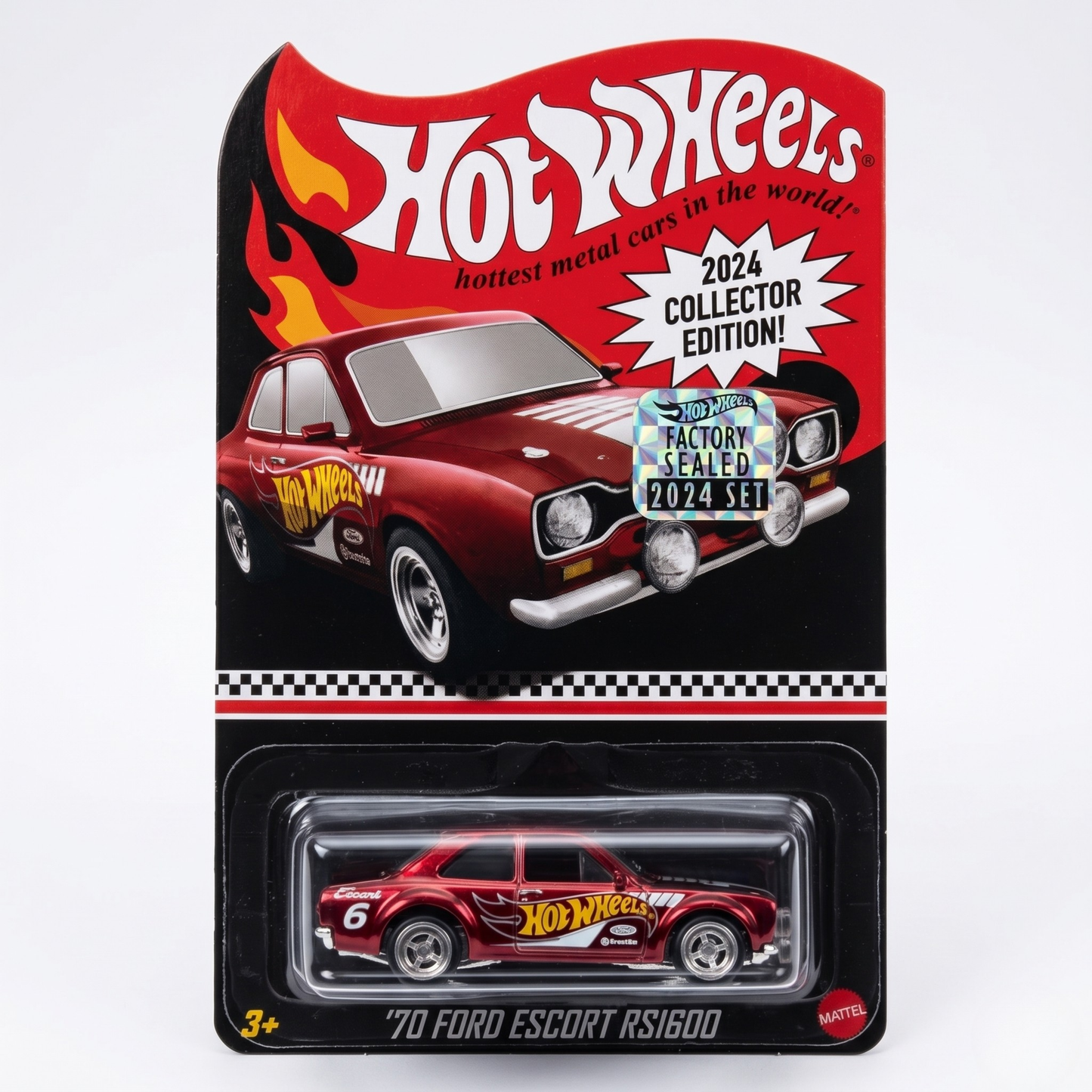 Hot Wheels RLC 70 FORD Escort RLC RED