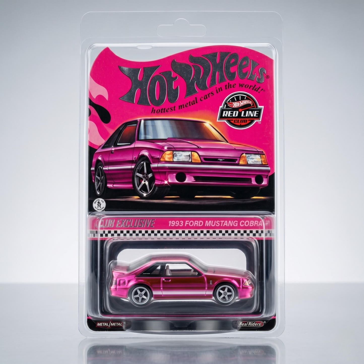 Hot Wheels RLC CLUB 1993 FORD Mustang Cobra R PINK Edition