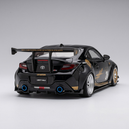 TOYOTA GR86 LB NATION BLACK GOLD