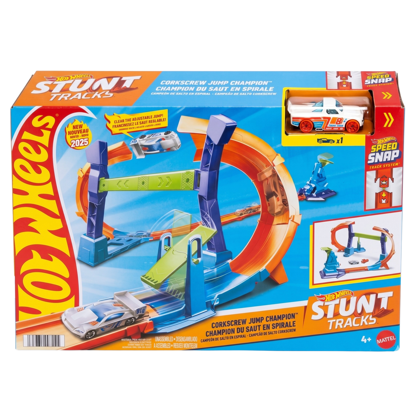 Hot Wheels Corkscrew JUMP Champion