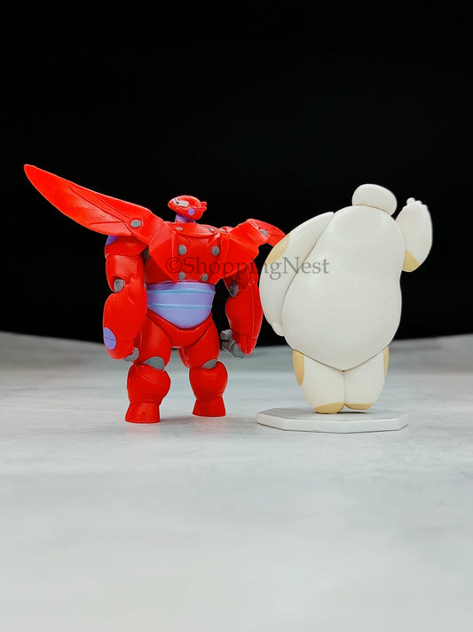 Big Hero 6 Baymax Cake Figures 2Pcs Big Hero Baymax Action Figure | 6-7 cm |