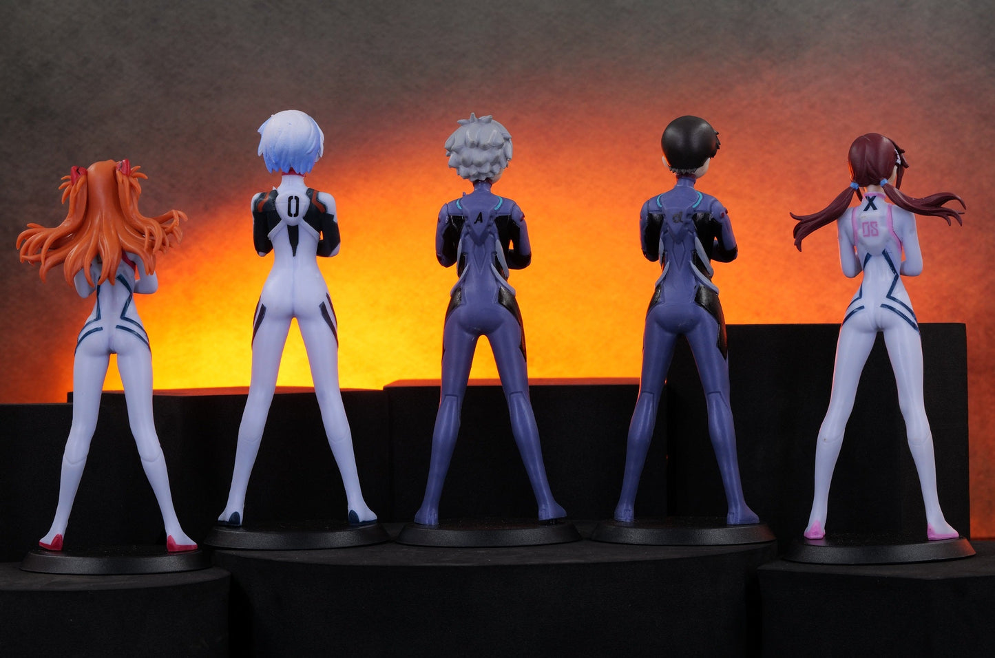 5PCS Evangelion Action Figures Set Driving Suit Figure PVC Figure
