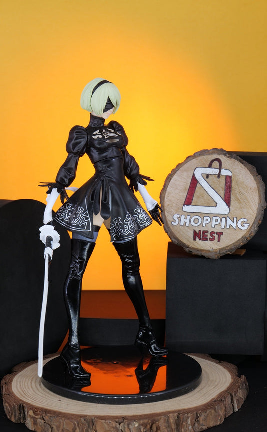 NieR:Automata 2B Action Figure (28 cm) |PVC| – Anime Collectible by ShoppingNest