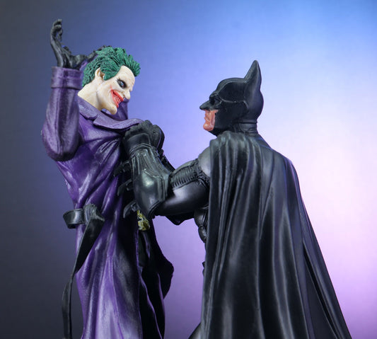 Batman vs Joker Fight Action Figure (30 cm) |PVC| – DC Comics Collectible by ShoppingNest