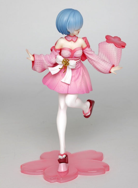Re Zero Rem Sakura Cherry blossom Precious Action Figure | 23 cms |
