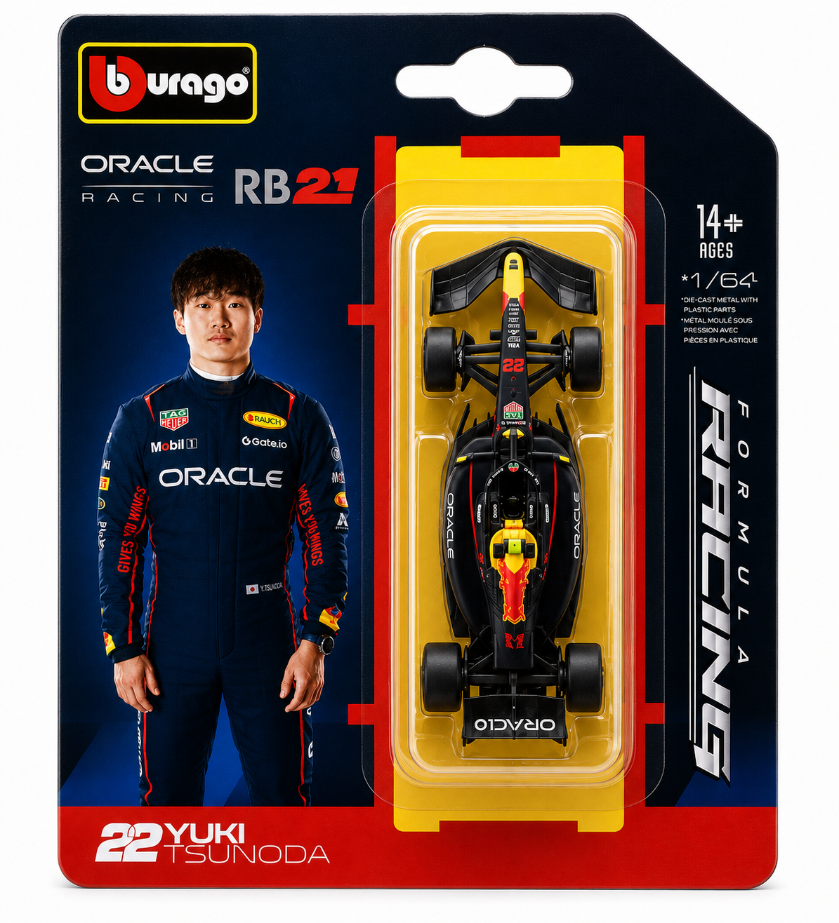 ORACLE REDBULL RACING RB21 22 YUKI TSUNODA
