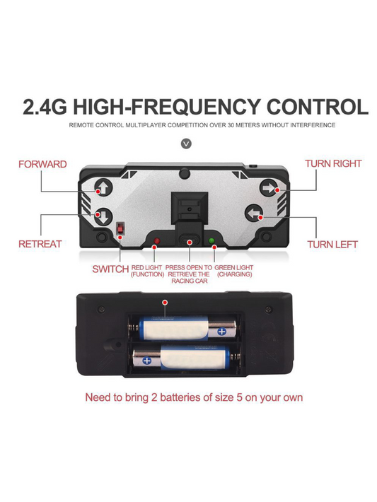 Ford Mustang Shelby GT500 1:60 Scale Remote Control (RC)