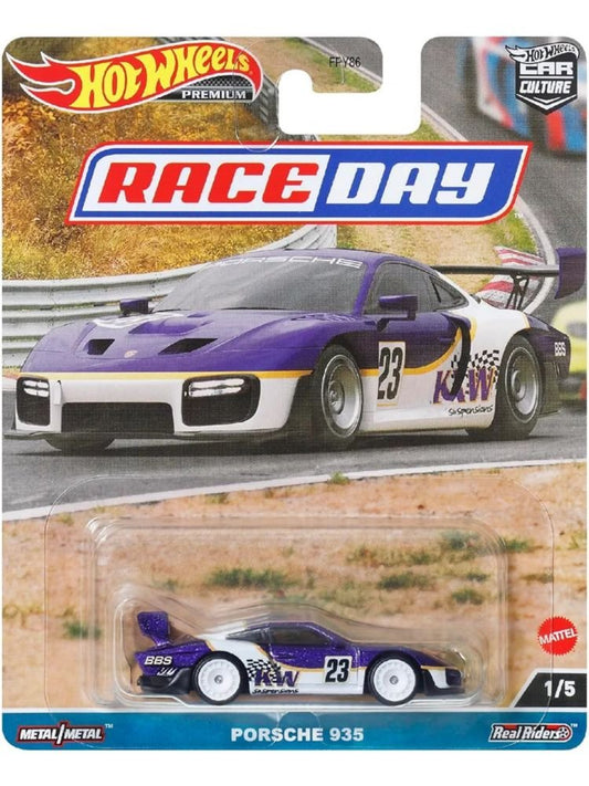 Hotwheels RACE DAY Porsche 935 Imported Premium 1:64 scale
