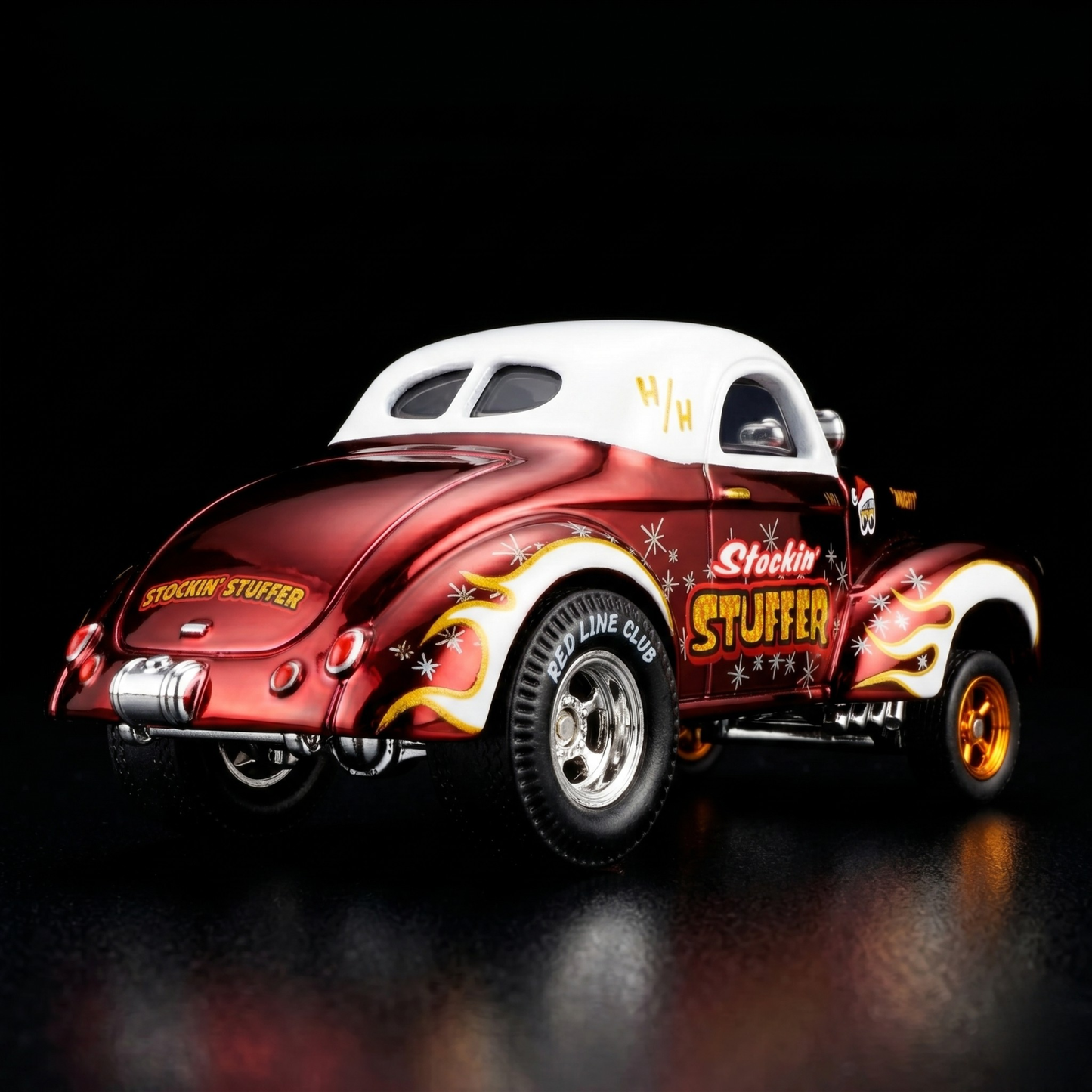 Hot Wheels RLC 41 Willys Gasser 22 Holiday Car