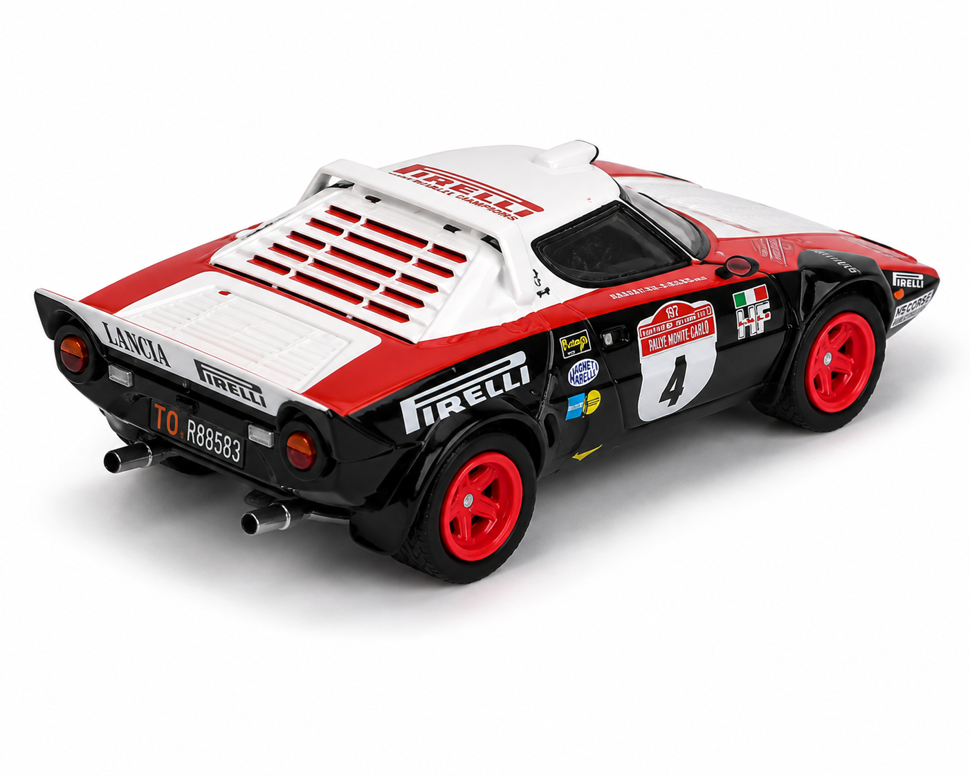Mini GT #1084 Lancia Stratos HF #4 1978 Rally Sanremo Winner LHD 1:64