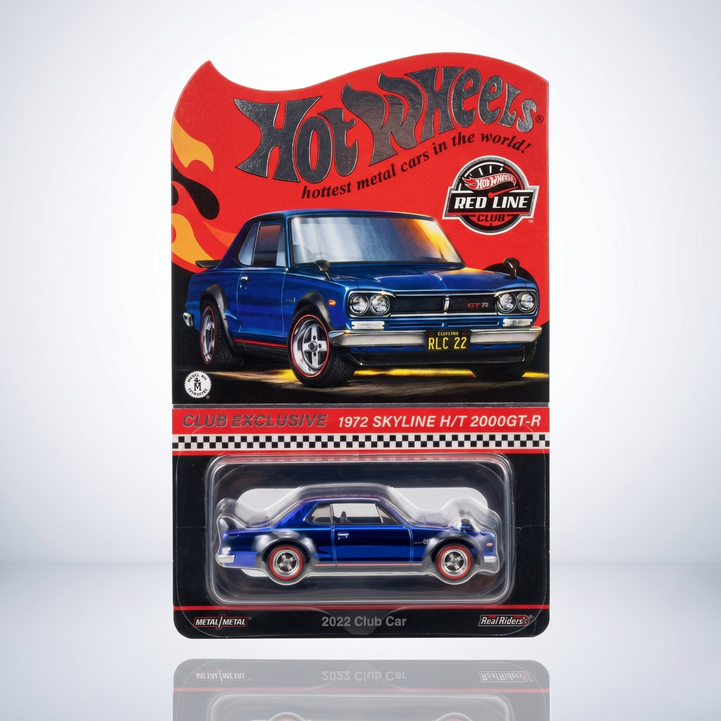 Hot Wheels RLC 1972 Skyline H/T 2000 GT-R Metallic Blue