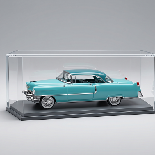 1955 CADILLAC COUPE DEVILLE LIGHT BLUE