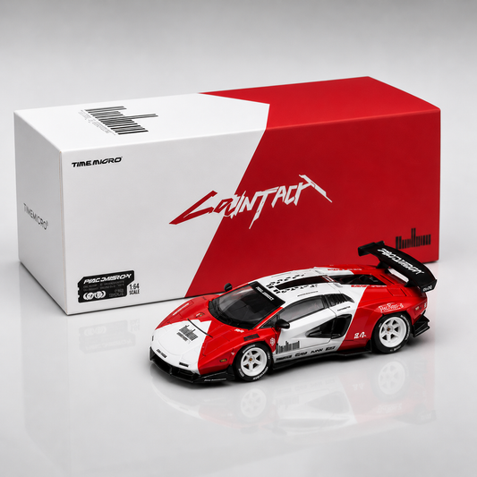 Time Micro Lamborghini Countach LPI 800-4 V RED 1:64 Scale Diecast Model Car