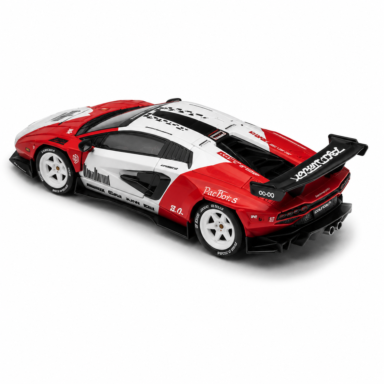 Time Micro Lamborghini Countach LPI 800-4 V RED 1:64 Scale Diecast Model Car