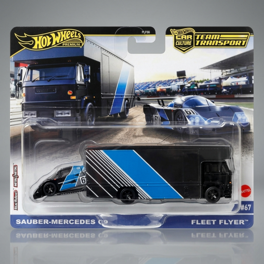 Hot Wheels TEAM Transport Sauber - Mercedes C9 Fleet Flyer