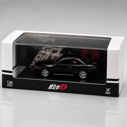 Time Micro GTR R32 Initial D 1:64 Scale Diecast Model Car