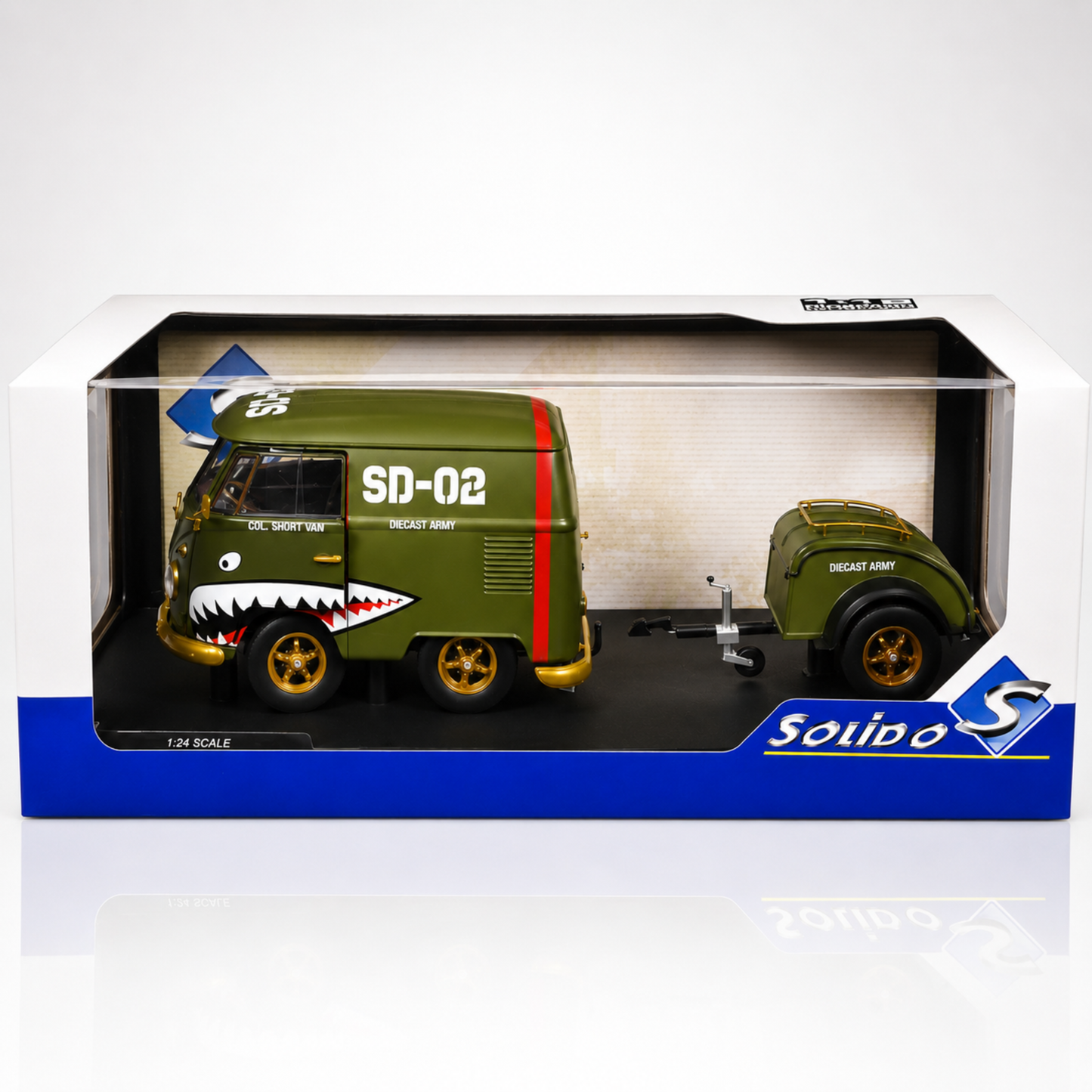 KOOL KOMBI MILITARY GREEN DIECAST ARMY