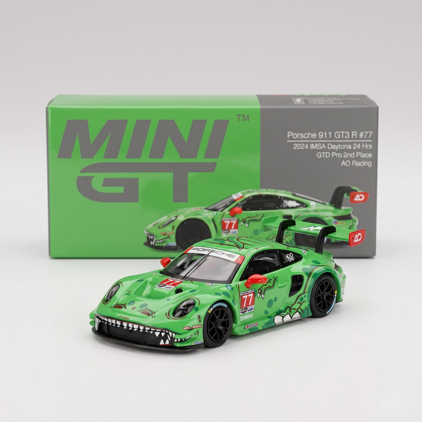 PORSCHE 911 GT3R #77 GREEN REXY