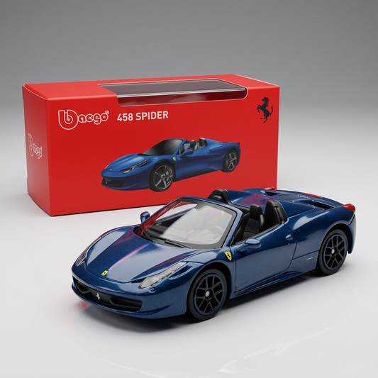 458 SYPDER BLUE FERRARI