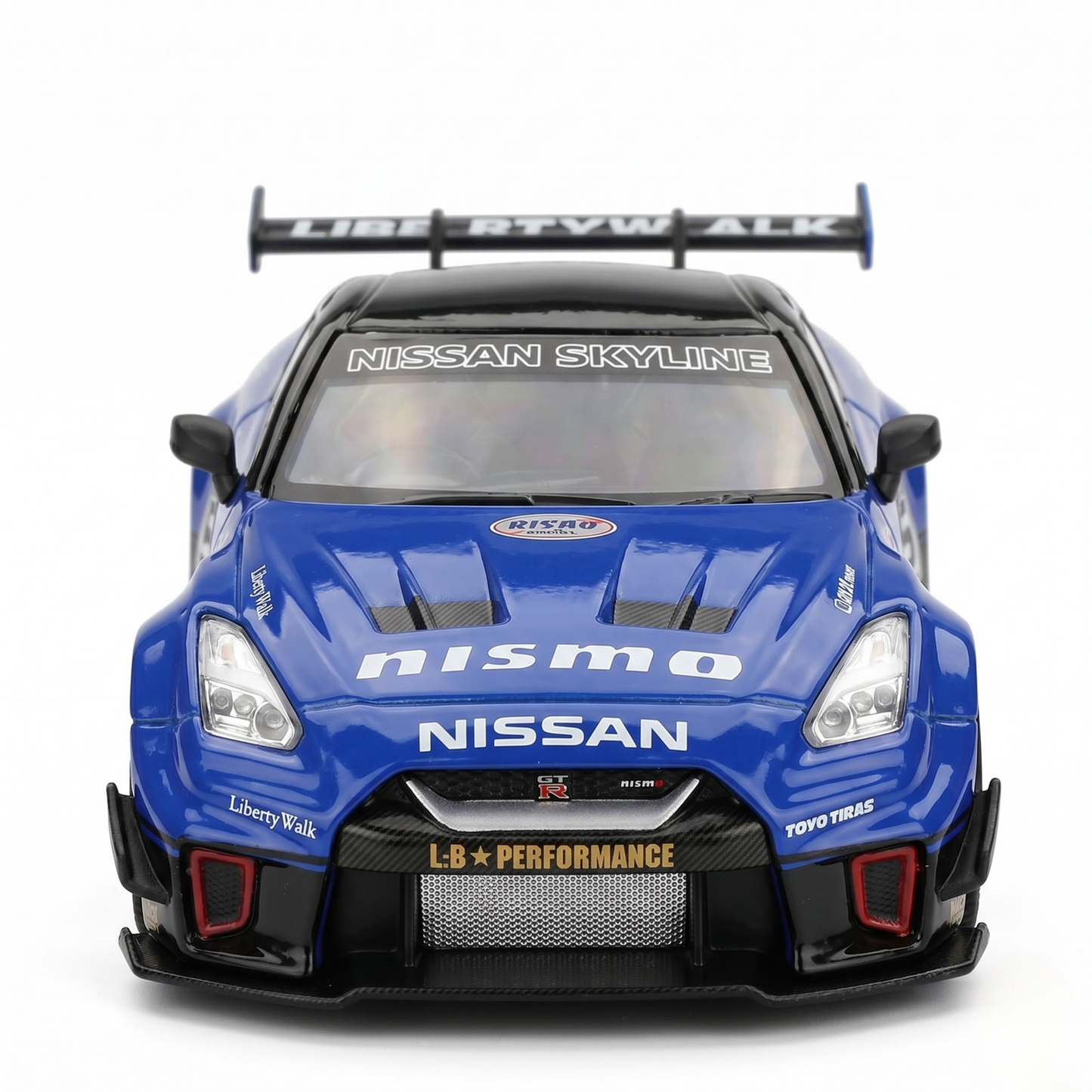 LB-SILHOUETTE WORKS NISSAN 35GT-RR BLUE