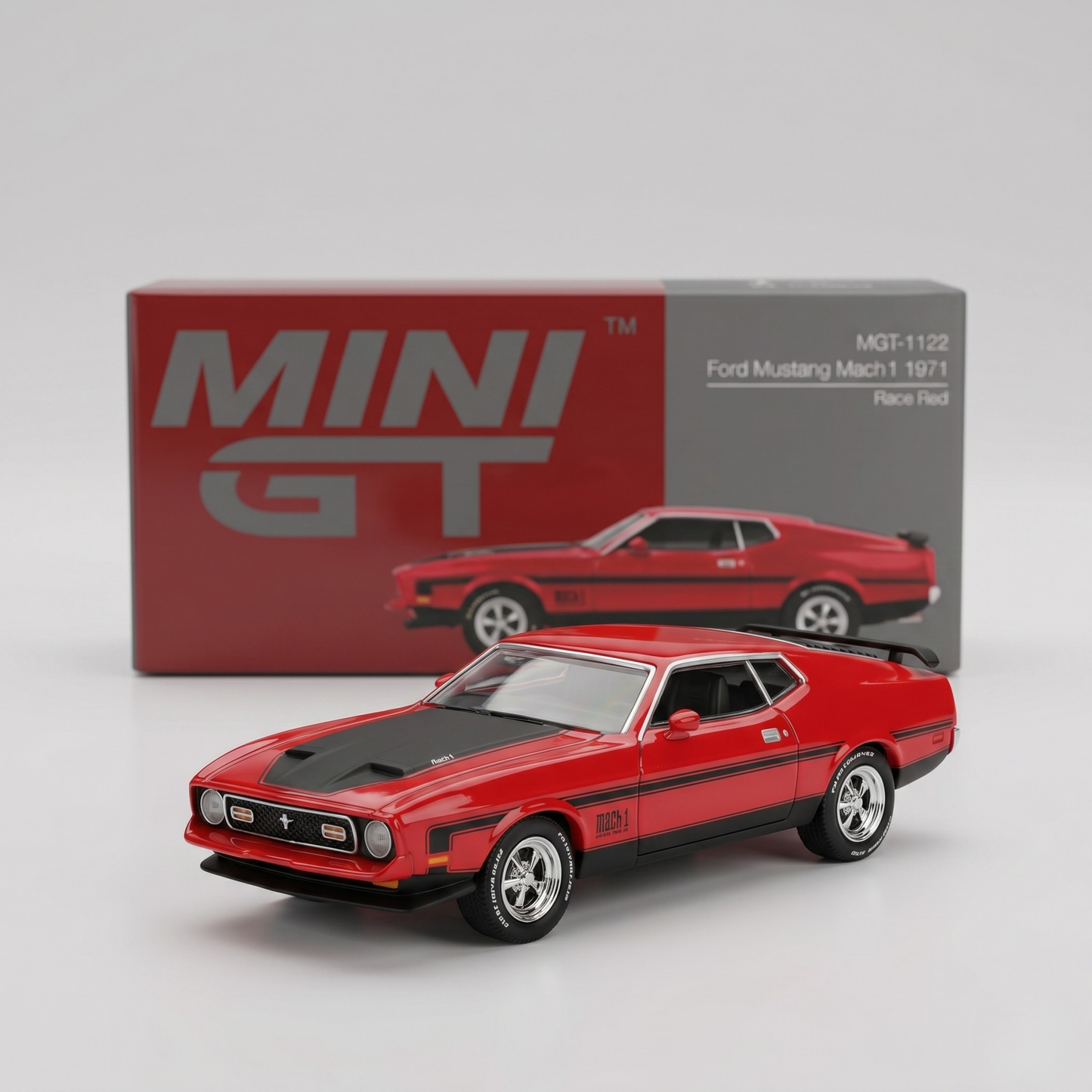 FORD  MUSTANG MACH 1 1971 RACE RED