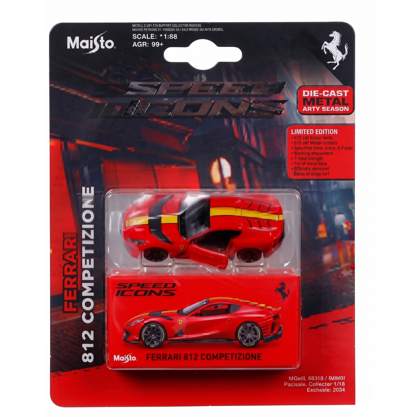 FERRARI 812 COMPETIZONE RED