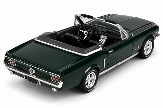 Mini GT #1166 Ford Mustang Convertible 1964 Highland Green LHD 1:64 Scale