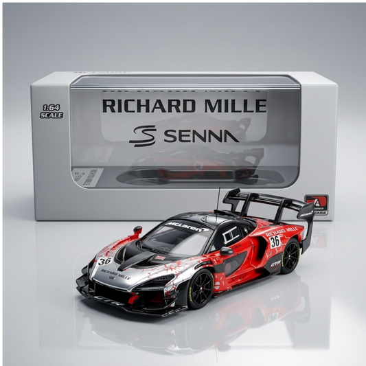 MCLAREN SENNA GTR RED & WHITE