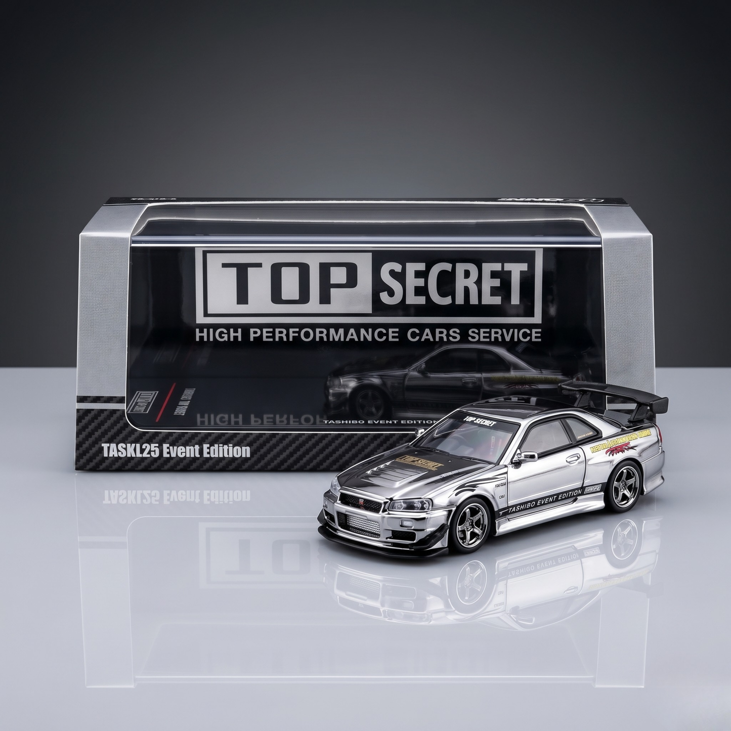 SYLVIA S15 TOP SECRET TASKL 25 EVENT EDITION CHROME SILVER