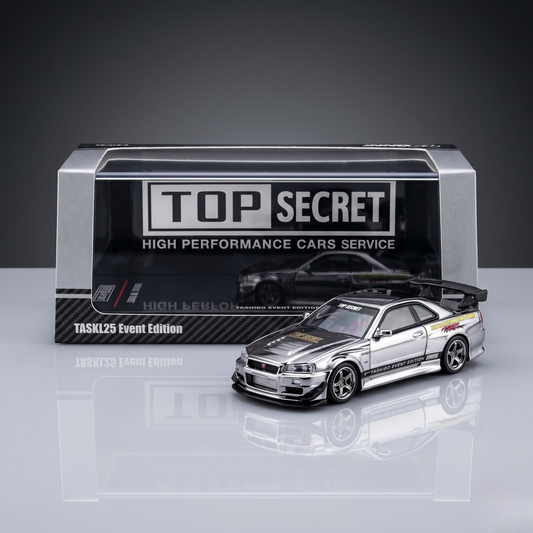 SYLVIA S15 TOP SECRET TASKL 25 EVENT EDITION CHROME SILVER