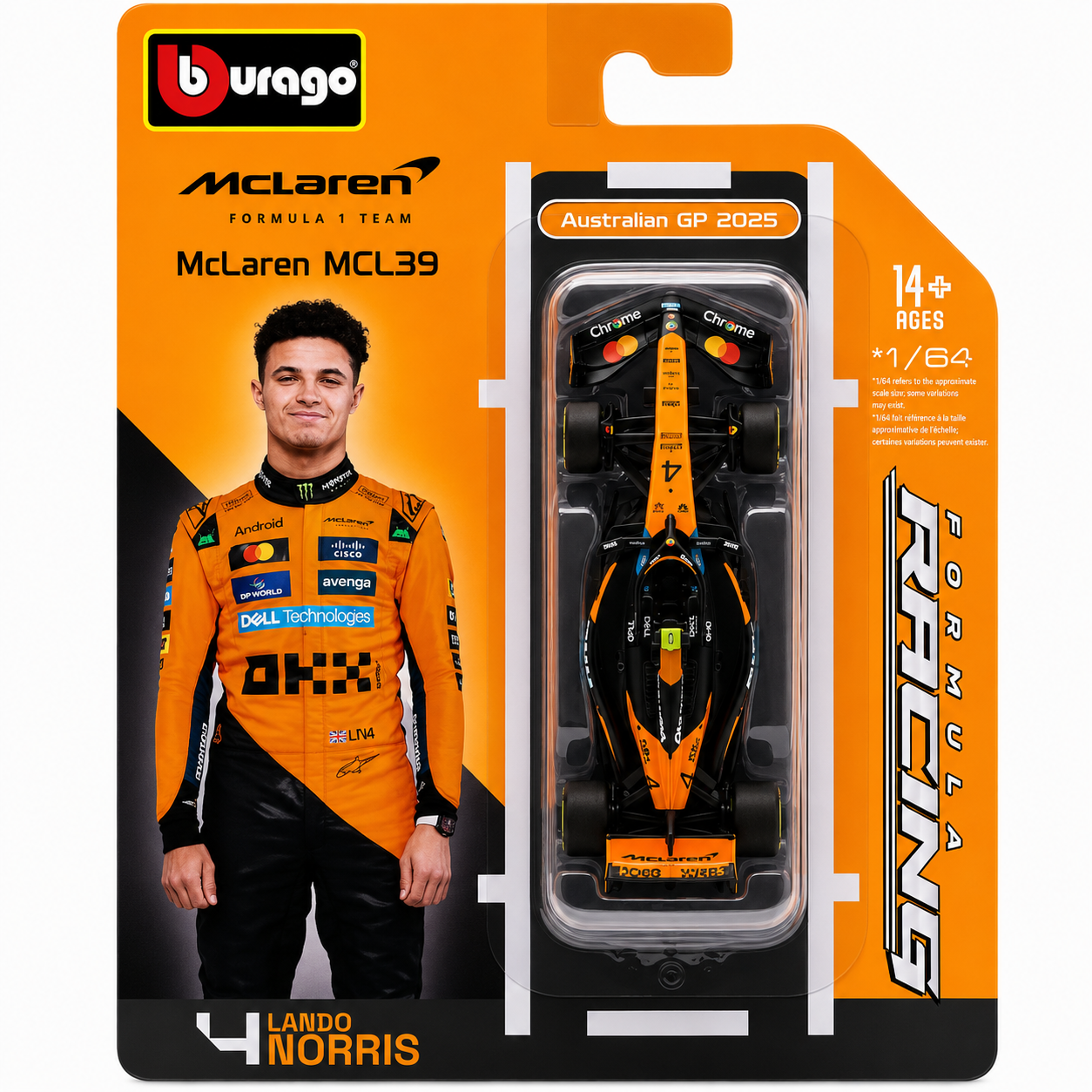 MCLAREN MCL 39 LANDO MORRIS  AUSTRALIAN GP