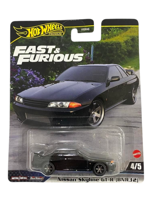 HotWheels Fast and Furious Nissan Skyline GT-R (BNR32) Imported Premium 1:64 Scale