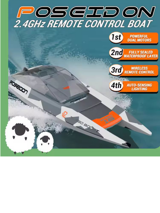 Sulong Poseidon 2.4GHz Remote Control (RC) Boat