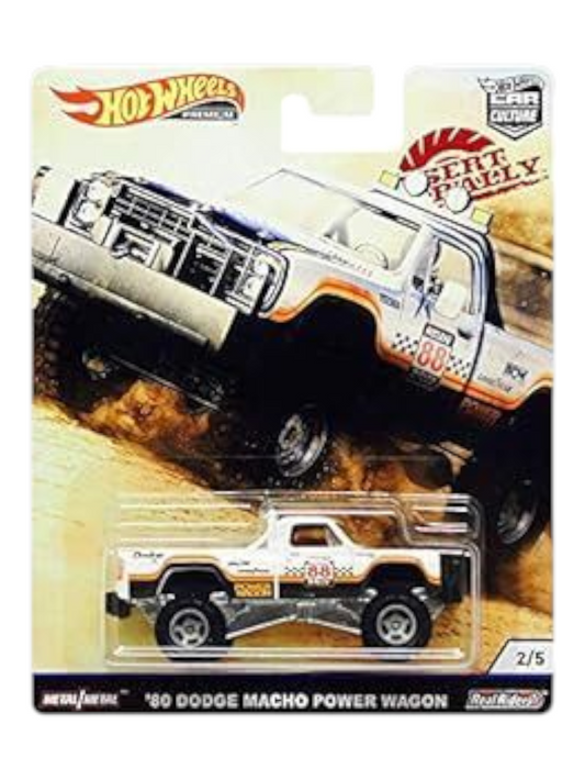 HotWheels Premium ’80 Dodge Macho Power Wagon – 1:64 Scale